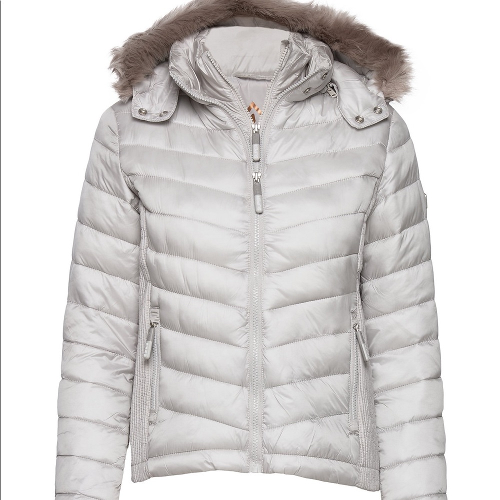 Superdry Hooded Luxe Chevron Fuji Jacket